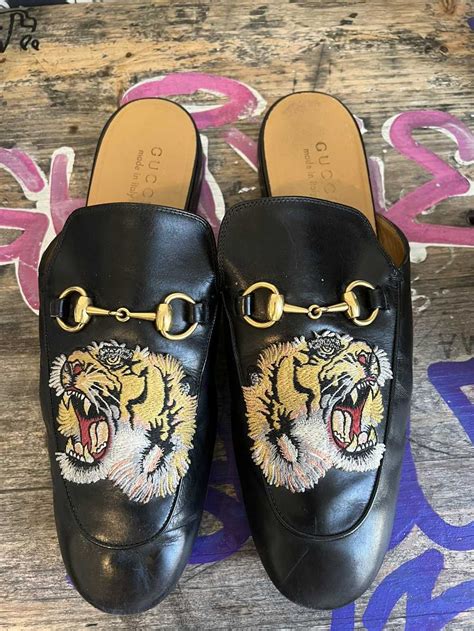 gucci blue shirt tiger|gucci tiger loafer.